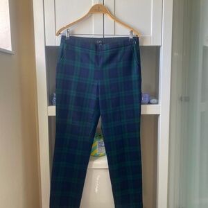 J. Crew - Full-Length Wool Ruby Pant in Blackwatch Plaid - Size 4